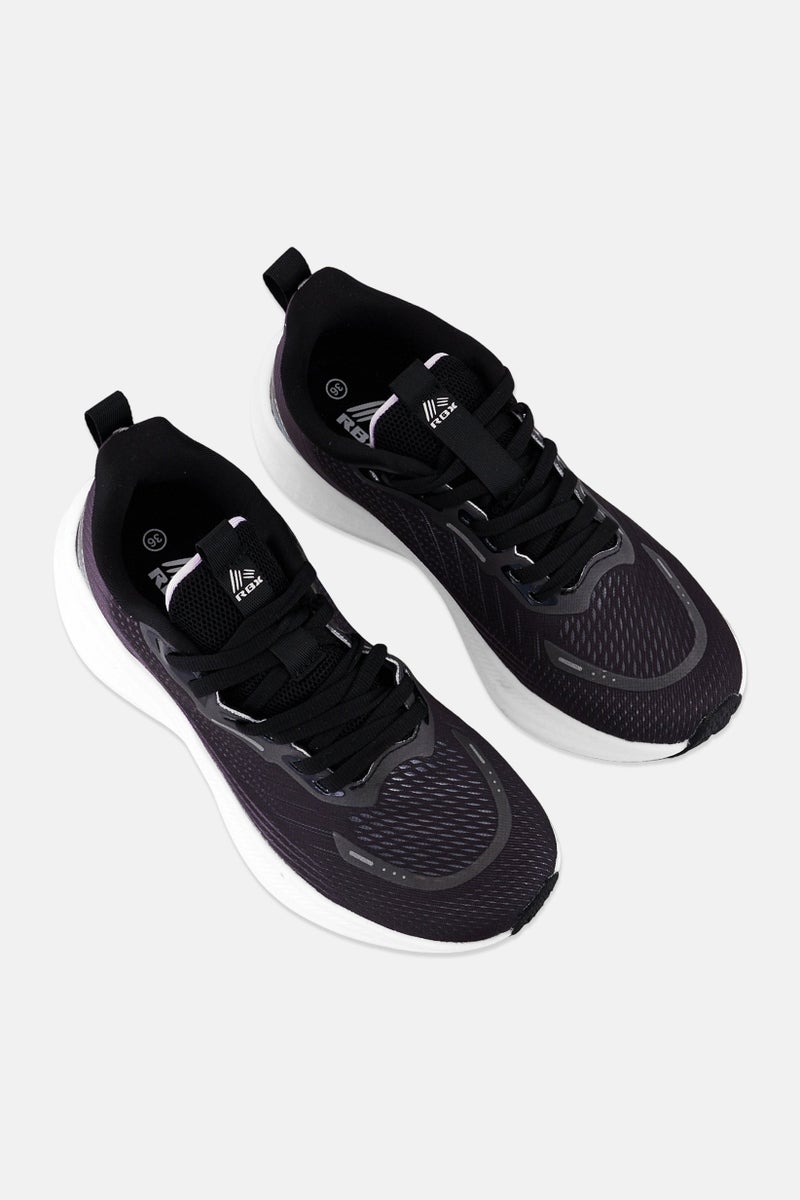 RBX أحذية جري نسائية بشبكة ورباط، سوداء - Image 2