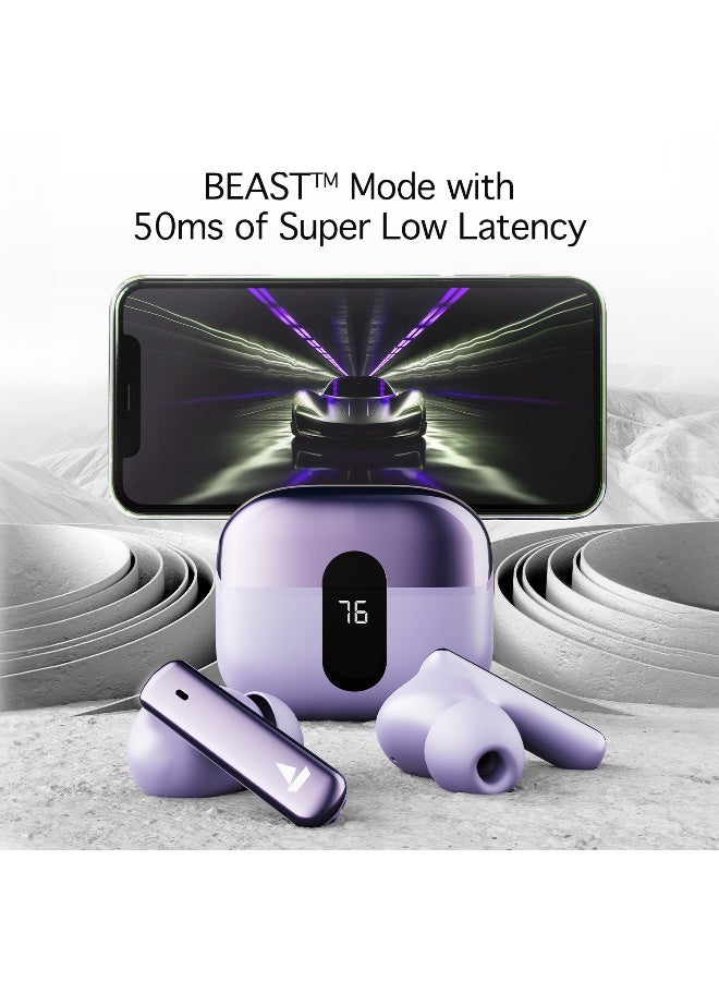 Boat Airdopes 181 Pro Tws Earbuds - Lilac Serenity