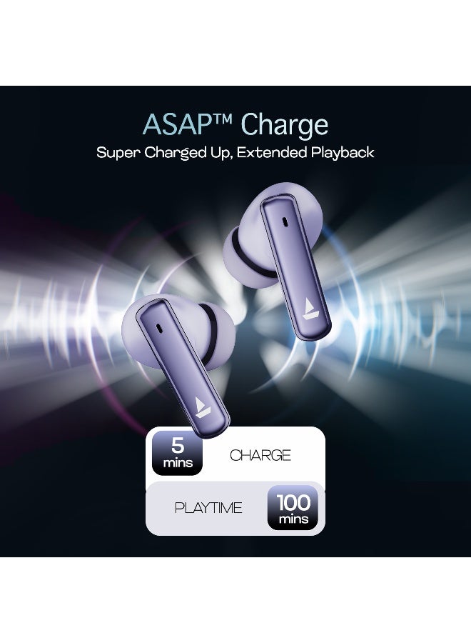 Boat Airdopes 181 Pro Tws Earbuds - Lilac Serenity