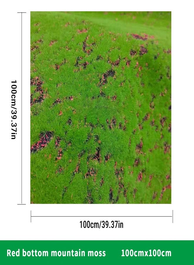 Maxmartt Fake Moss for Crafts 39" x 39" Faux Moss Mat for Plants Indoor Green Artificial Moss Rug for Decorating Planters Crafts DIY Table Centerpieces Fairy Garden Floral Wedding 100 x 100cm - Image 5