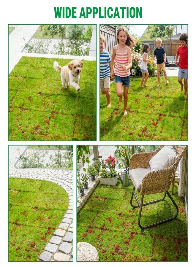 Maxmartt Fake Moss for Crafts 39" x 39" Faux Moss Mat for Plants Indoor Green Artificial Moss Rug for Decorating Planters Crafts DIY Table Centerpieces Fairy Garden Floral Wedding 100 x 100cm - Image 3