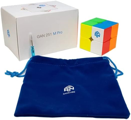 Cuberspeed GAN 251 M PRO 2x2 Magnetic Speed Cube Stickerless GAN251 Magnet Speed Puzzle Toy - Image 2