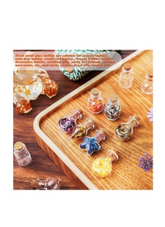 SYOSI Small Mini Glass Bottles Tiny Jars With Cork Stoppers 5 Shapes Tiny Wishing Drifting Bottle for Wedding Party DIY Decoration Bead Containers Arts and Crafts DIY Projects Classic Shape 50Pcs (2) (1)  - Image 3