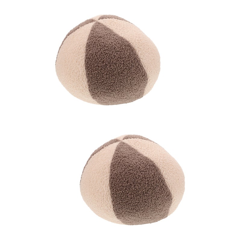 2pcs Round Shaped Throw Pillow Stuffed Cushion Round Cushion Yoga For Women - Image 1