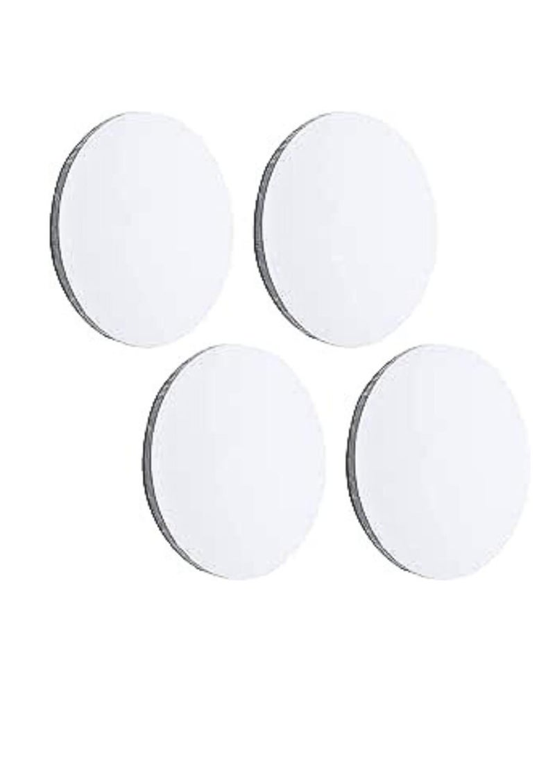 PARTNER Stretched Canvas 30CM(11.82.5 cm) Round Canvas Boards for Painting Canvas Panel Boards 4 PCS  - Image 1