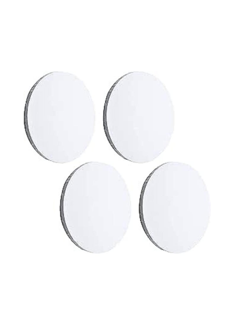 PARTNER Stretched Canvas 30CM(11.82.5 cm) Round Canvas Boards for Painting Canvas Panel Boards 4 PCS  - Image 2