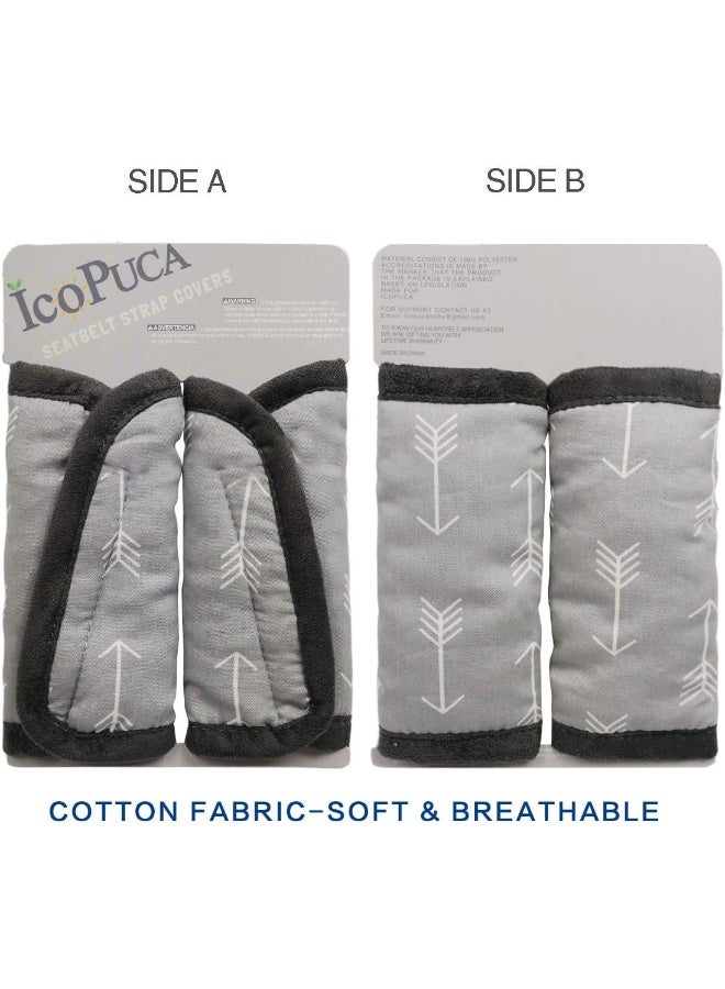 ICOPUCA Car Seat Strap Pads Covers for Baby Kids - Image 3