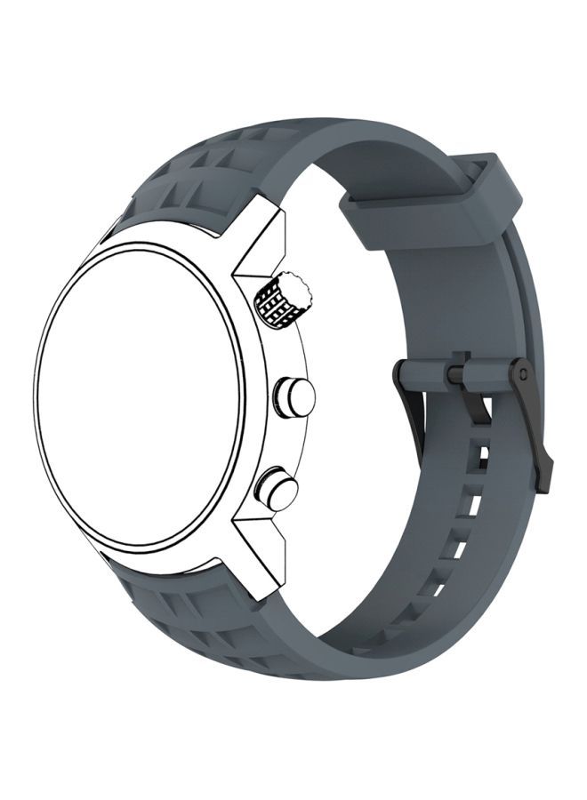 NIBEMINENT Replacement Wrist Strap For Suunto Terra Grey - Image 2