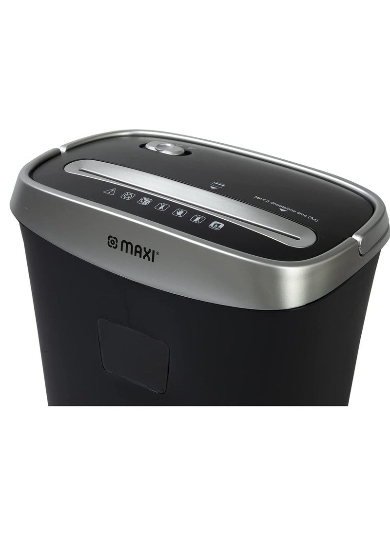 Maxi - Maxi Crosscut Shredder 6 Sheet Capacity - Image 1