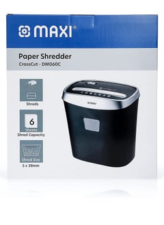 Maxi Crosscut Shredder 6 Sheet Capacity