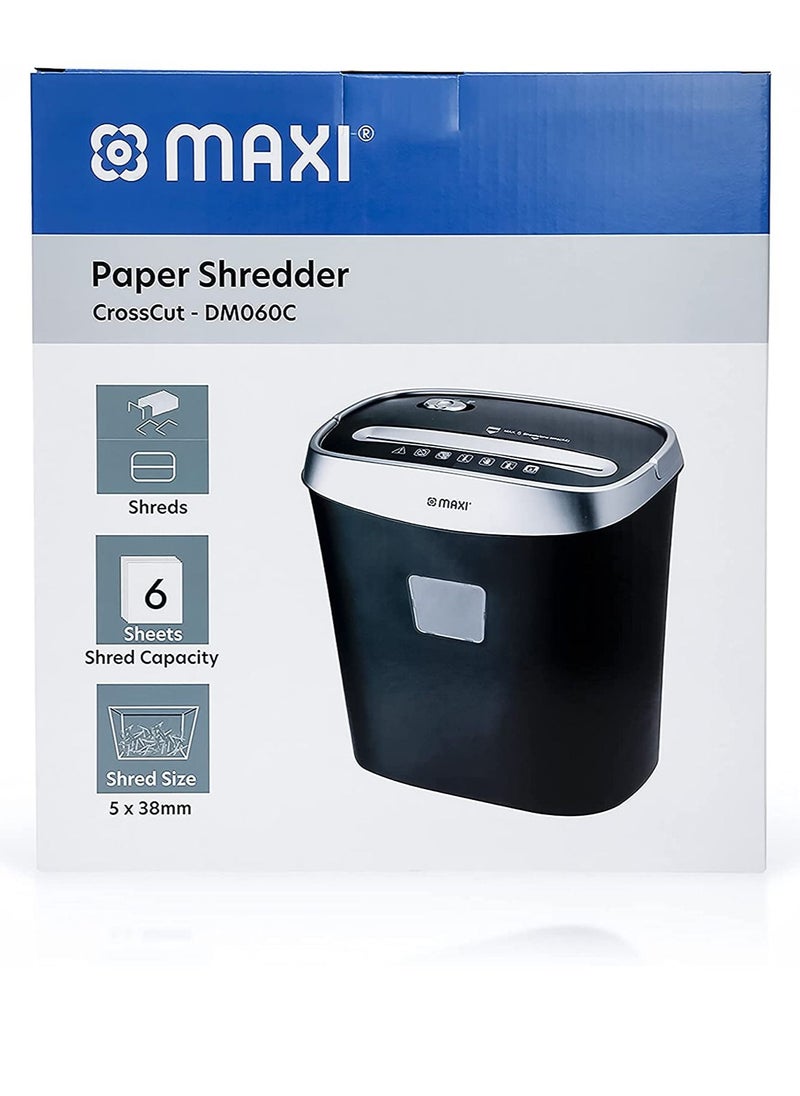 Maxi - Maxi Crosscut Shredder 6 Sheet Capacity - Image 1