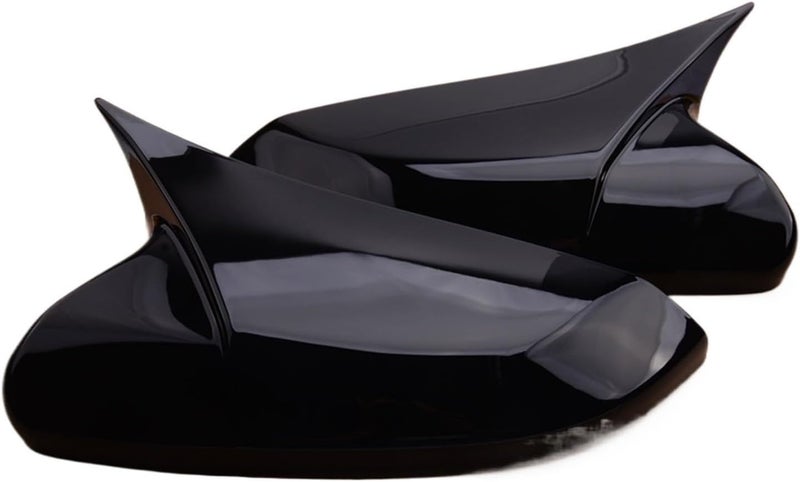 Vuzmode Glossy Black Ox Horn Side Mirror Covers for Civic - Image 1