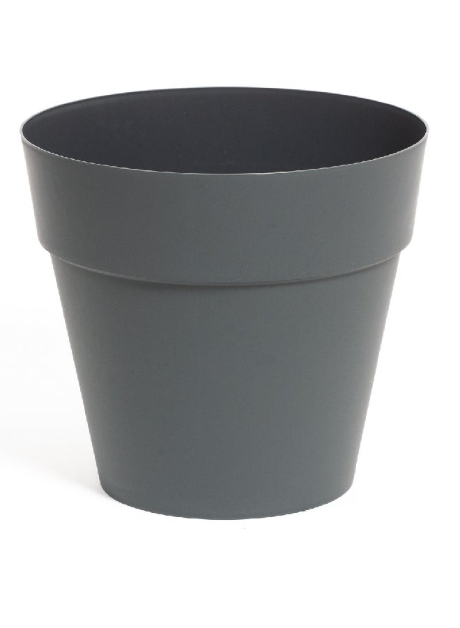 ستراتا سوهو - وعاء نباتات متين للاستخدام الخارجي ومقاوم للعوامل الجوية - رمادي 35 × 38 سم GN046-LPG