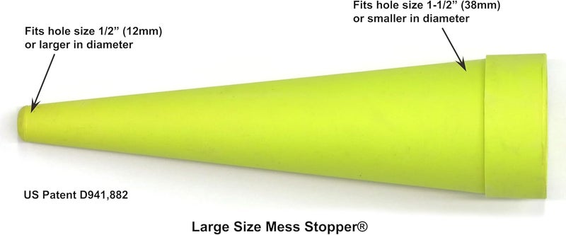 Mess Stopper ™ Service Plugs, 4 Large Size, Round - Image 3