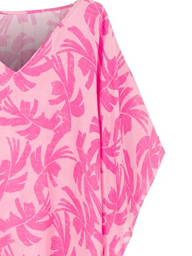 Moss Rose Caftan for Women Beach Cover up Swimsuit Kimono Cardigan with Bohemian Floral Print - Image 4