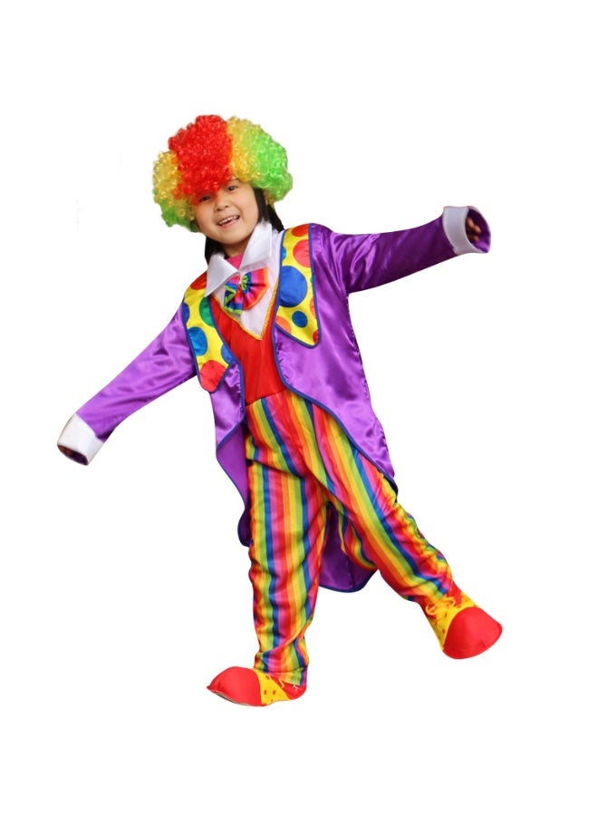 NIBEMINENT Halloween children dress up as clowns, masquerade balls, performance costumes, boys' and girls' clown clothes - Image 1