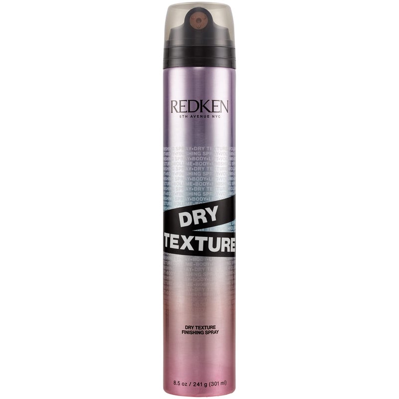 Redken Dry Texture Hairspray For All Hair Types - Lightweight Volumizing Spray, Airy and Beachy Texture, Medium Hold - Image 1