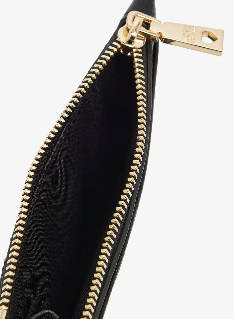 Love Moschino Zip through logo wallets