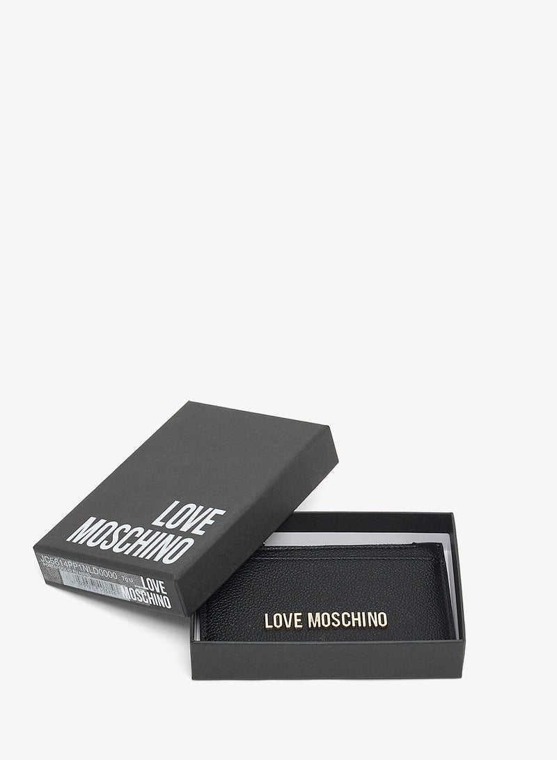 Love Moschino Zip through logo wallet - Image 4