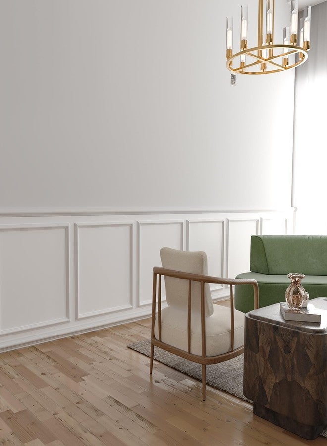 Colingmill 12 Set Accent Wall Molding Kit Premade Wainscoting Panels Wall Molding Peel and Stick Panel White Pre Cut Trim for Walls Picture Frame Molding for Home Decoration(20 x 20 Inch) - Image 4