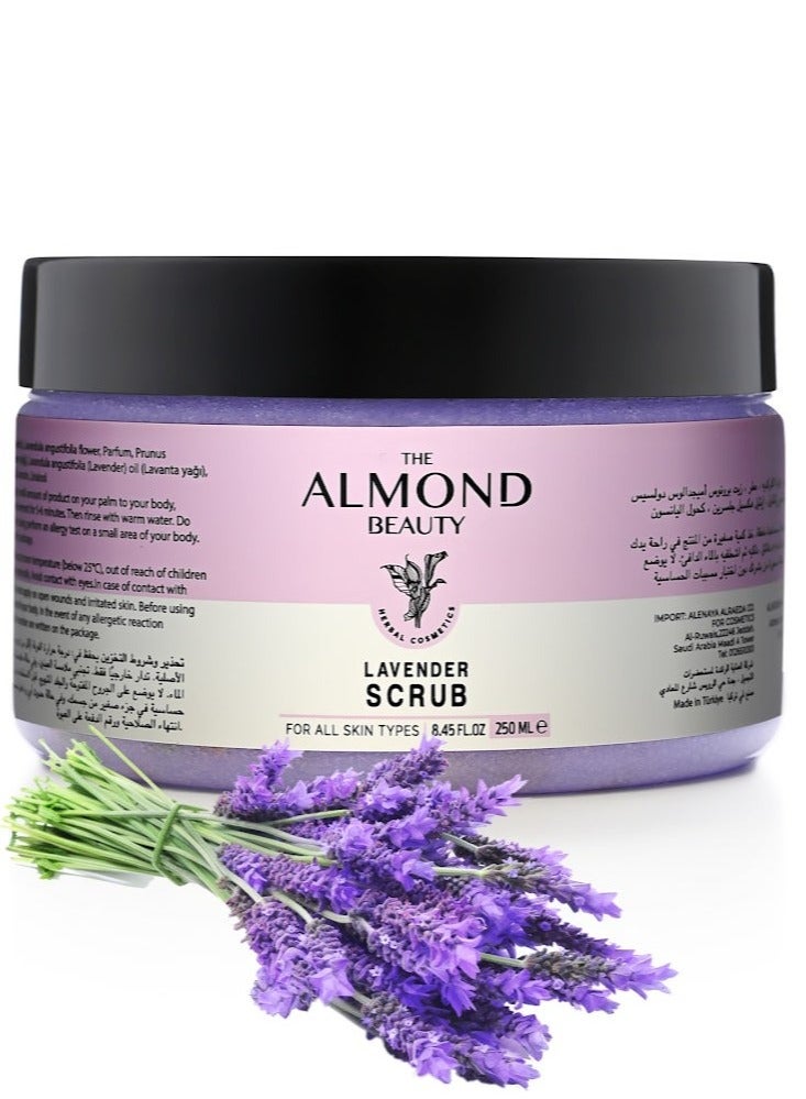 THE ALMOND BEAUTY Lavender scrub 250 ml  - Image 1