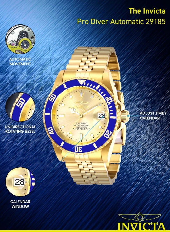 Invicta Men's Automatic Watch, Analog Display and Stainless Steel Strap 29185 - Image 5