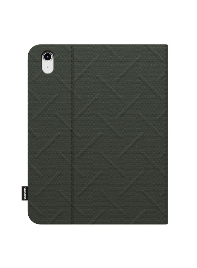 JUNO Case for iPad 11th Gen 11" (A16) with Foldable Stand & Built-in Pencil Holder – Olive
