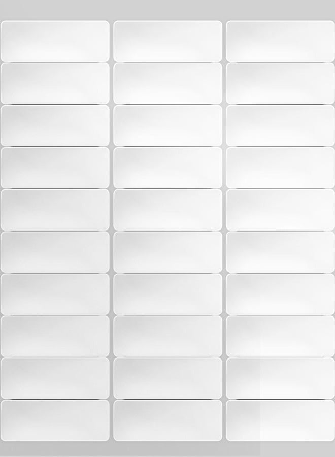 enKo Products 1 x 2-5/8 Inch 30 Up Return Mailing Address Labels White Printable FBA Labels (330 Sheets, 9900 Labels) - Image 1
