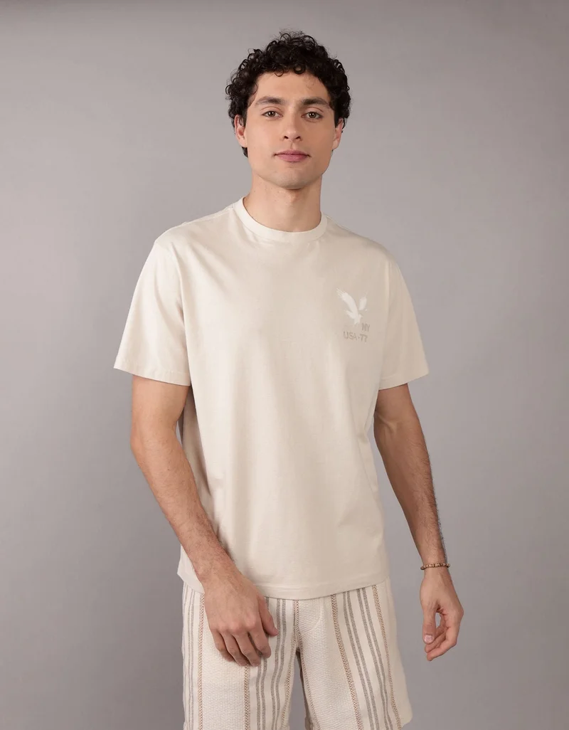 AE Applique Logo Graphic T-Shirt