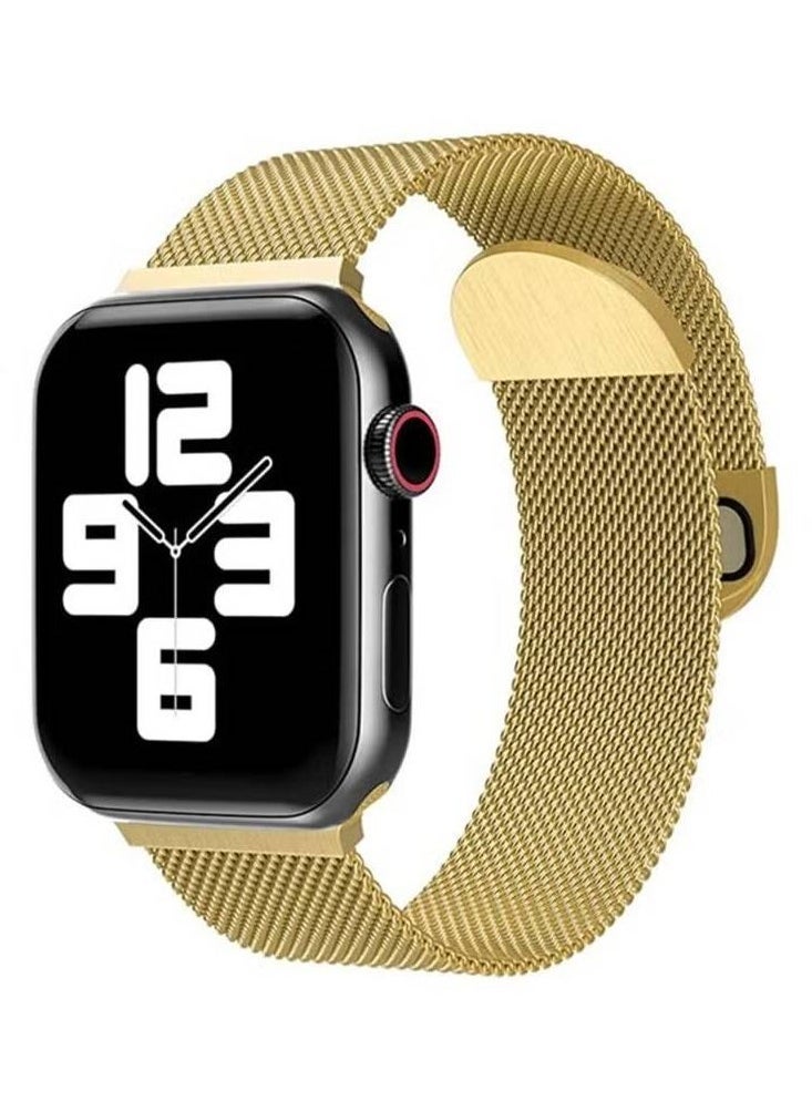 Generic - Milanese Magnetic Straps for Apple Watch Band 42mm 44mm 45mm 49mm, Stainless Steel Double Mesh Replacment Wristbands for Apple Watch Series 8/7/6/5/4/3/2/1/SE/Ultra - Image 1