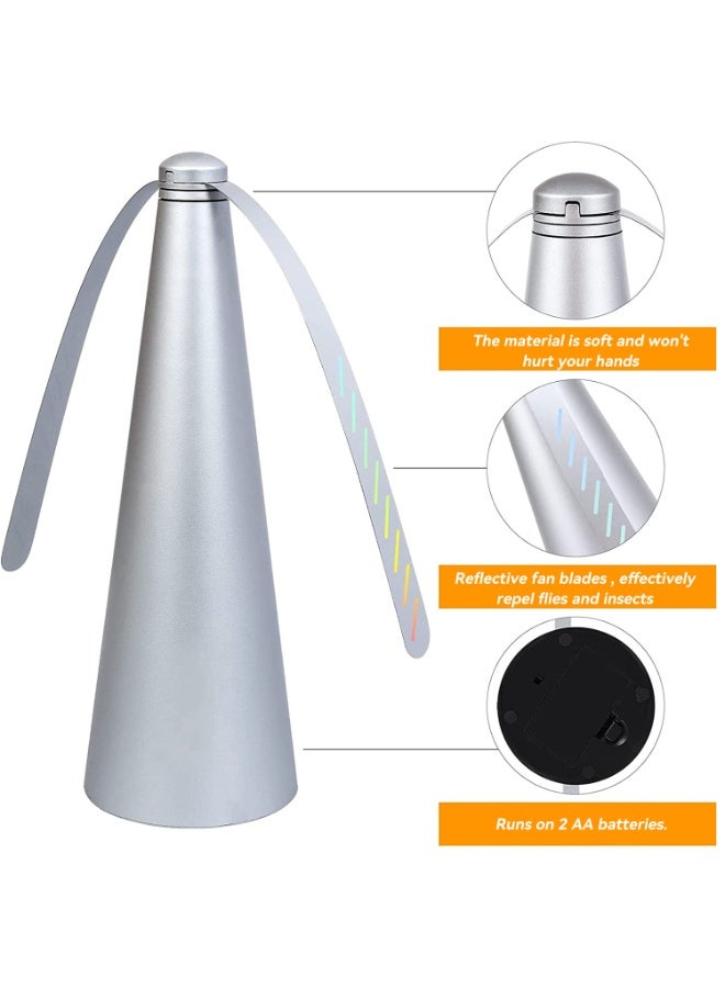 جيه زد اس مروحة JZS للطاولات، مناسبة لتناول الطعام في الأماكن المغلقة والمفتوحة، مروحة طعام محمولة، مراوح نزهات للحفلات والمطاعم بدون مواد كيميائية - Image 3