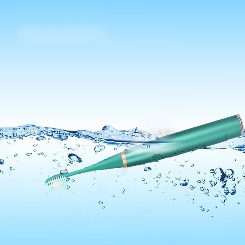 Elitzia Electric Teeth Cleaner Portable Teeth Cleaner 5 Modes Adjustable Deep Cleaning with 3 Electric Toothbrush Heads for Home Use - Image 2