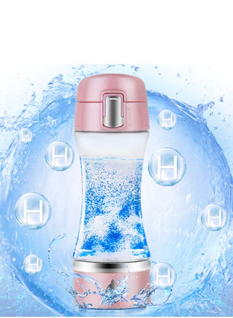 KASTWAVE Portable Hydrogen-Rich Generator - Water Bottle Ionizer with Adapter. Utilizes SPE Technology for Hydrogen Water Generation. 1500PPB, 380ml Capacity, USB Charging - Image 1