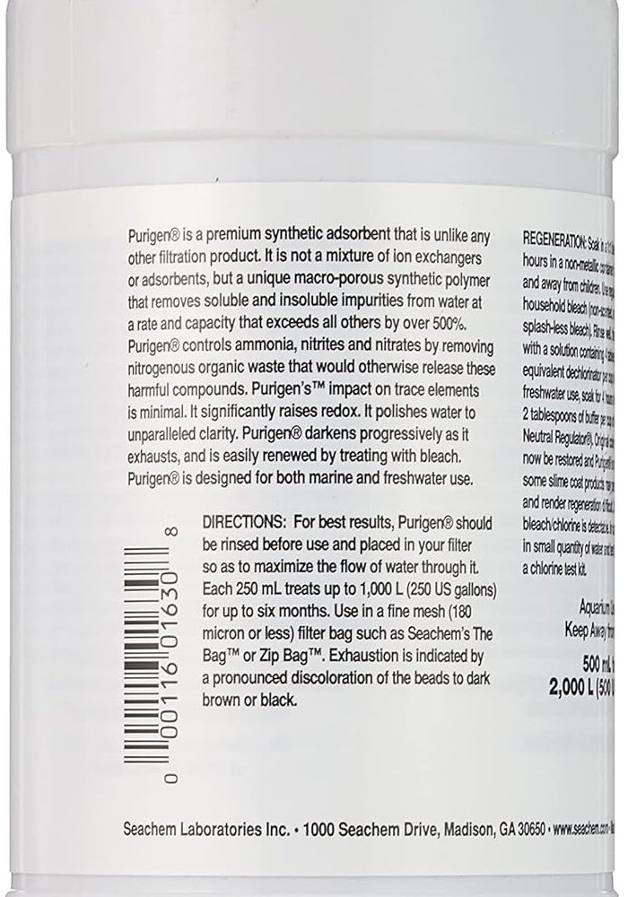Seachem Purigen 500ml - Ultimate Filtration for Marine and Freshwater Aquariums - Image 2