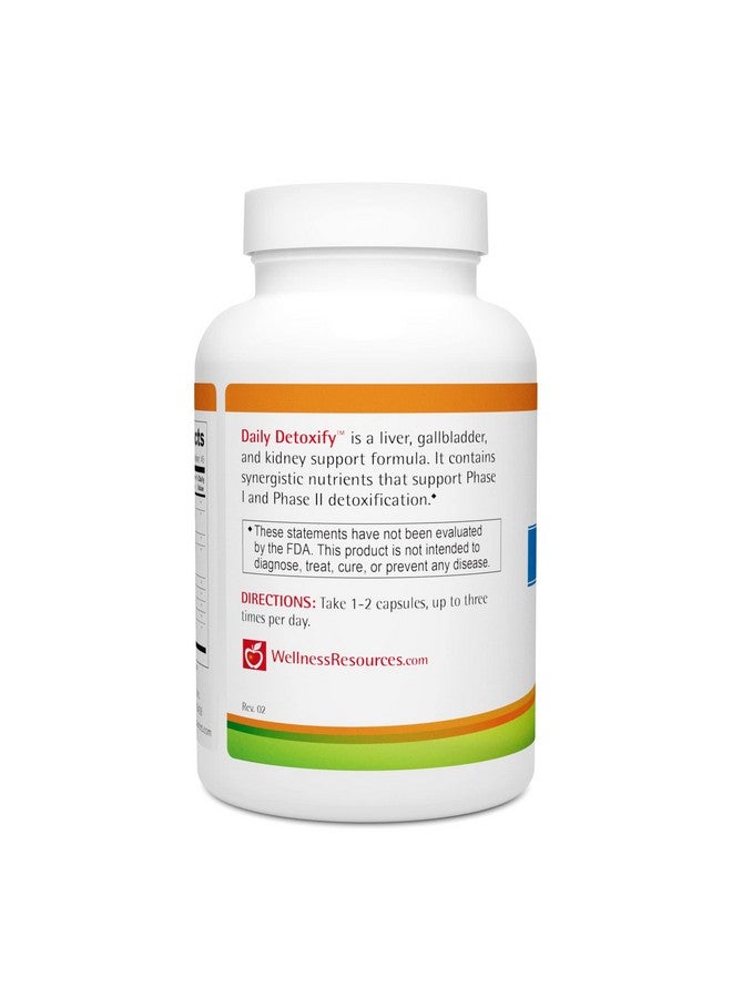 Wellness Resources Daily Detoxify with Silymarin, Dandelion, RA Lipoic Acid, NAC and More for Detoxification and Liver Support - Image 3