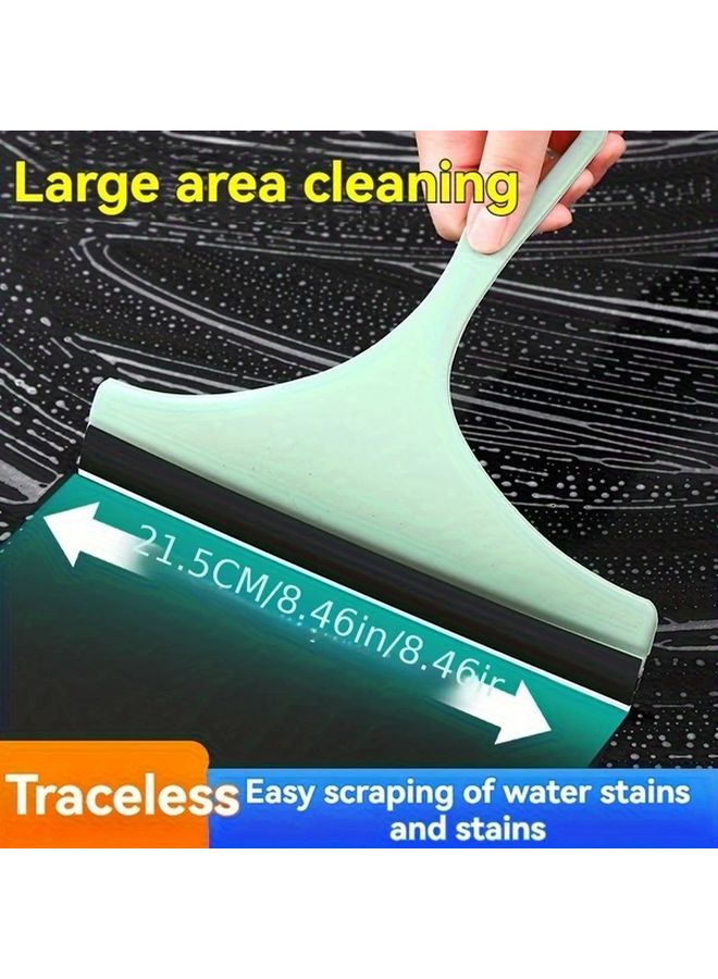 Blue Heavy Duty Window Cleaning Scraper Large Area Glass Floor Mirror Squeegee - Image 2