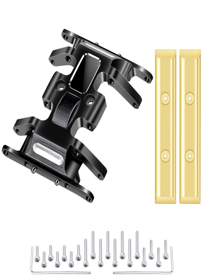 ترقيات لوحة الحماية السفلية وقضيب وزن الهيكل النحاسي من AllinRC لسيارات Axial SCX24 Gladiator وBronco وDeadbolt وC10 Wrangler - Image 1