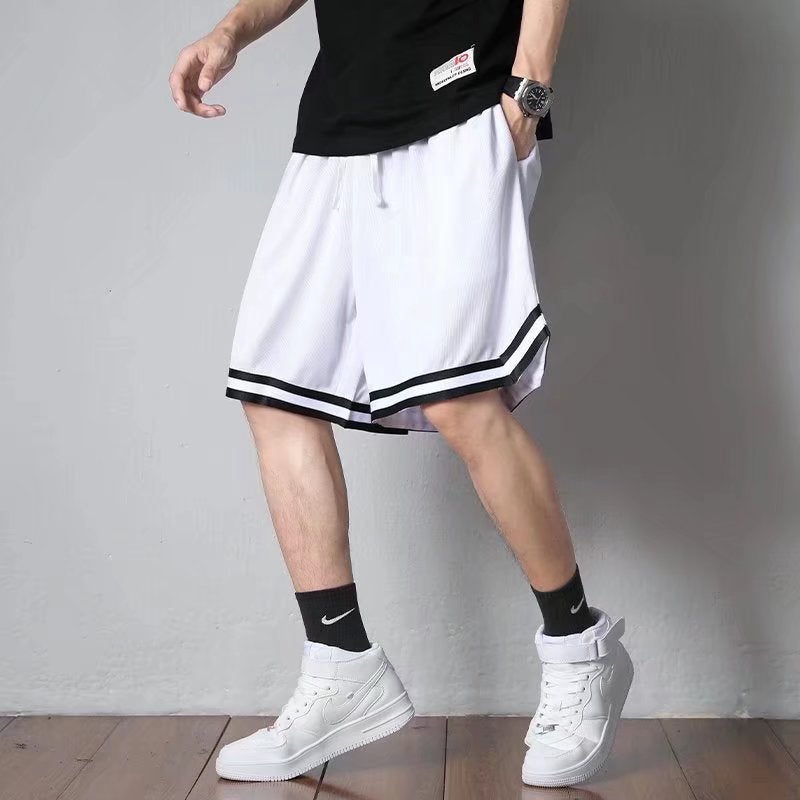 Basketball Shorts Men'S Sports Loose Fashion Brand Boys Quick-Drying American Men'S Ice Silk Beach Fitness Shorts - Image 4