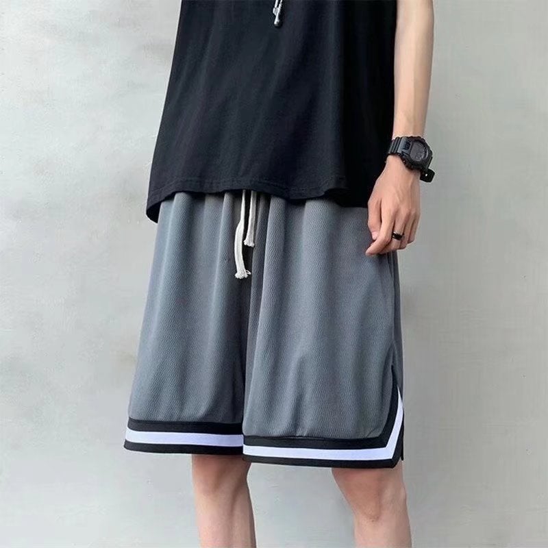 Basketball Shorts Men'S Sports Loose Fashion Brand Boys Quick-Drying American Men'S Ice Silk Beach Fitness Shorts - Image 3