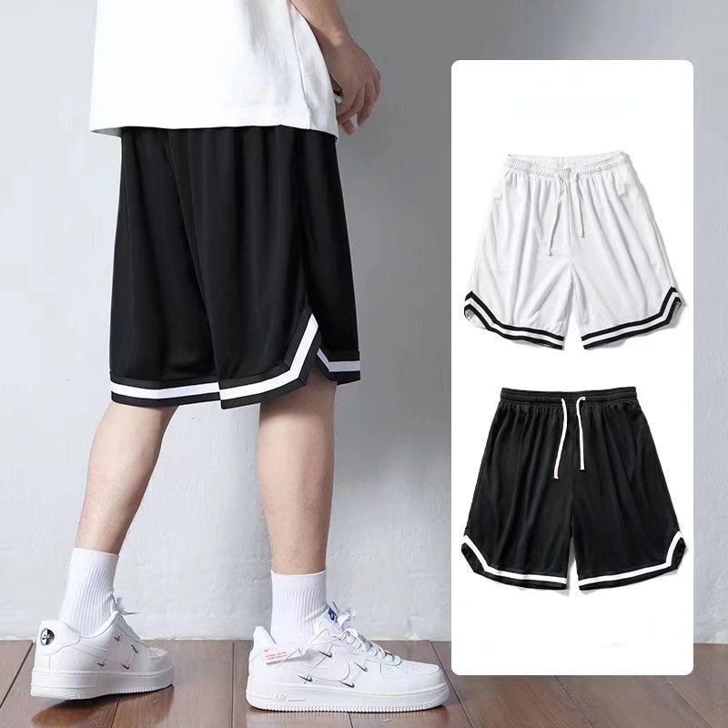 Basketball Shorts Men'S Sports Loose Fashion Brand Boys Quick-Drying American Men'S Ice Silk Beach Fitness Shorts - Image 2