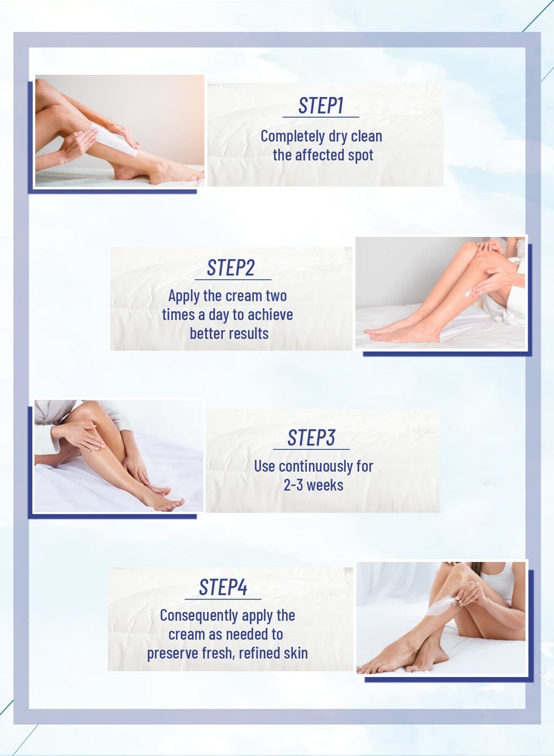 OUKEYA Urea Cream with Salicylic Acid Foot Cream -Intensive Moisturizing for Extremely Dry Skin on Hands, Feet and Elbows  - Image 5
