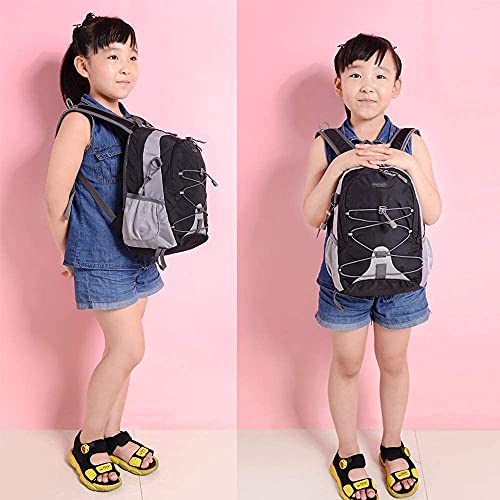 Bseash 10L Small Hiking Backpack for Kids Ages 3-6 Girls Boys Under 4 feet, Mini Waterproof Outdoor Sport Travel Camping Daypack (Black) - Image 5