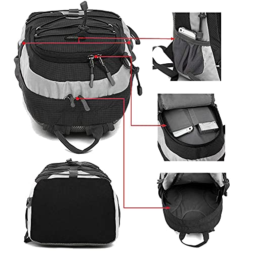 Bseash 10L Small Hiking Backpack for Kids Ages 3-6 Girls Boys Under 4 feet, Mini Waterproof Outdoor Sport Travel Camping Daypack (Black) - Image 3