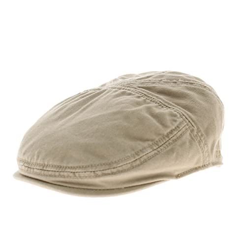 Stetson Paradise Cotton Flat Cap Men Beige 6 3/4-6 7/8 - Image 4