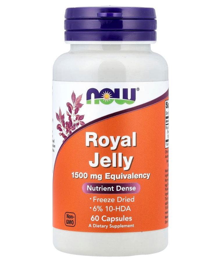 now Royal Jelly 1500 mg 60 Capsules