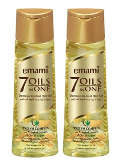 Damage Control Hair Oil 7 Oils in One - 100 mL Pack of 2