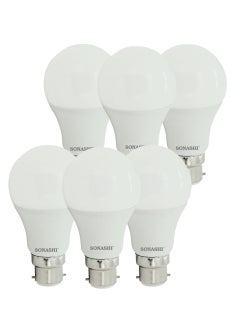 SONASHI Pack of 6 LED Bulb 11W (B22) Pin Type SLB-011 