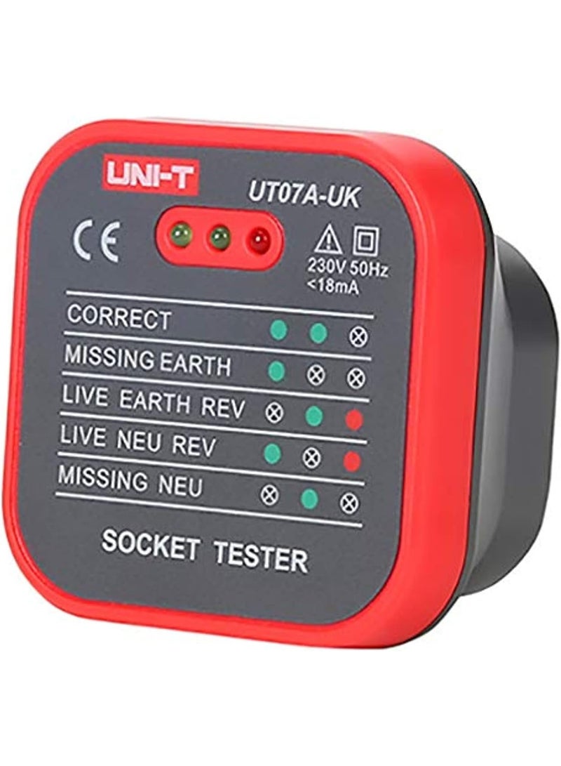 UNI-T Ut07A, Socket Tester 230Vac - Image 1