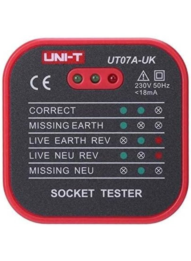 UNI-T Ut07A, Socket Tester 230Vac - Image 5