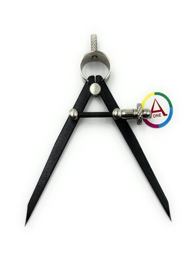 Aone Spring Adjustable Compass Divider 4" Fine Point Black Powder Coated Precision Measuring for Jewellery Marking, Scribing, Craftsman, Architect, Artist, Carpenter, Model Making & Hobby Crafts DIY - Image 3